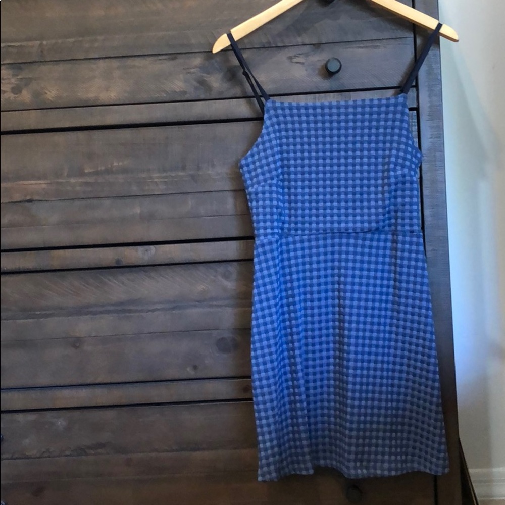 Mini blue dress from Urban Outfitters